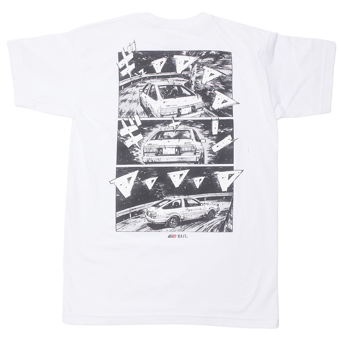BAIT x Initial D Men How To Drift Tee (white)