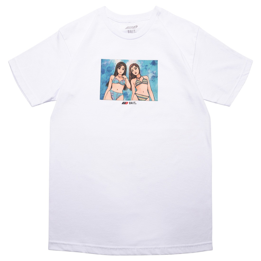 BAIT x Initial D Men Impact Blue Tee (white)