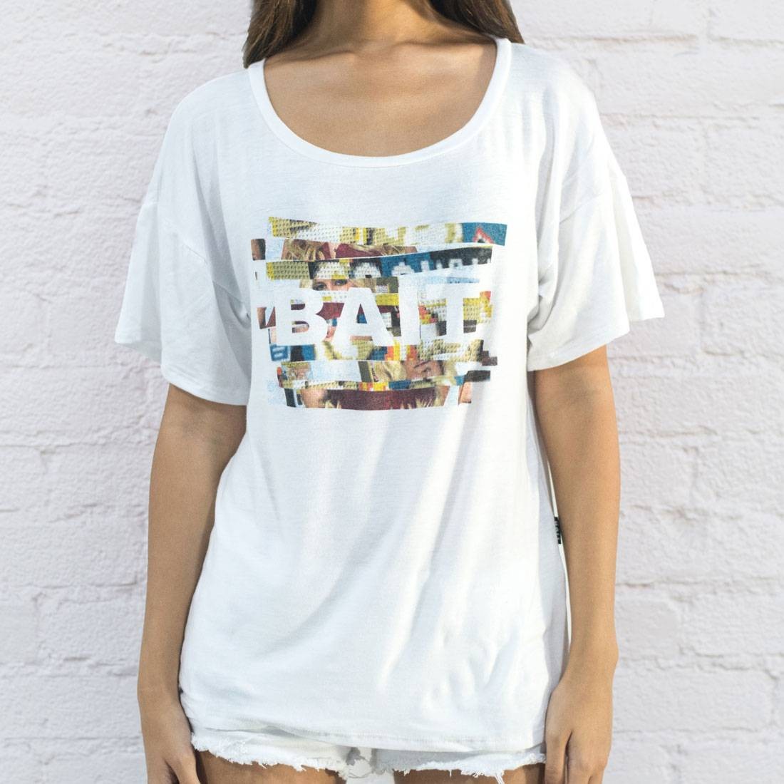 BAIT Women Shoulder Box Tee - Made In LA (white)