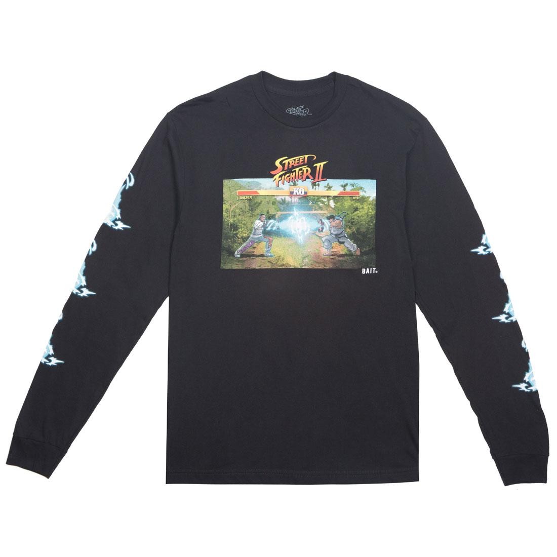 BAIT x Street Fighter x JBALVIN Men Hadouken Long Sleeve Tee (black)