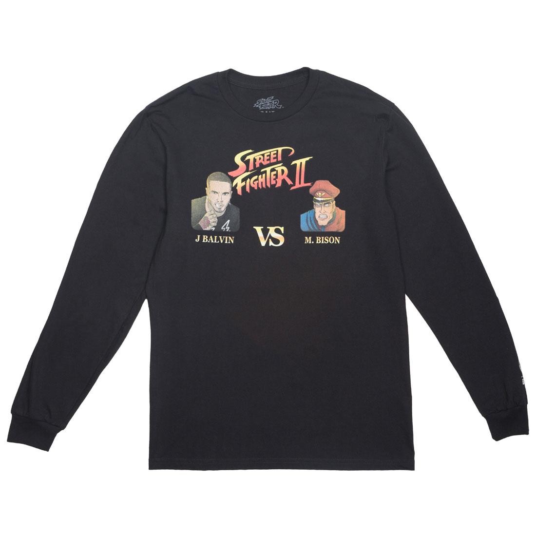 BAIT x Street Fighter x JBALVIN Men VS Long Sleeve Tee (black)