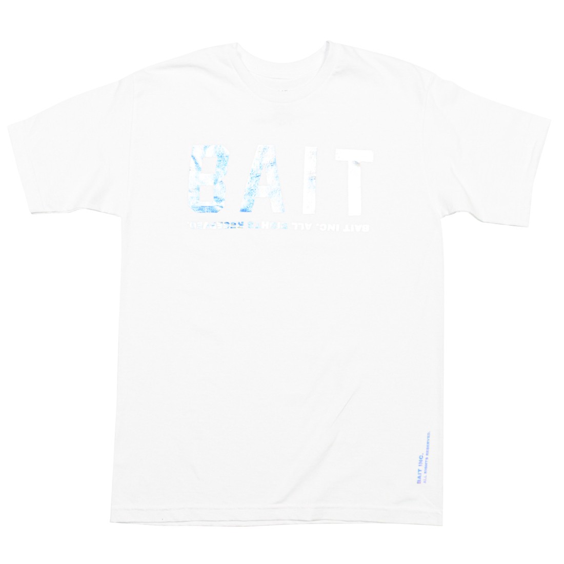 BAIT Men BAIT Logotype Tee (white / holographic)