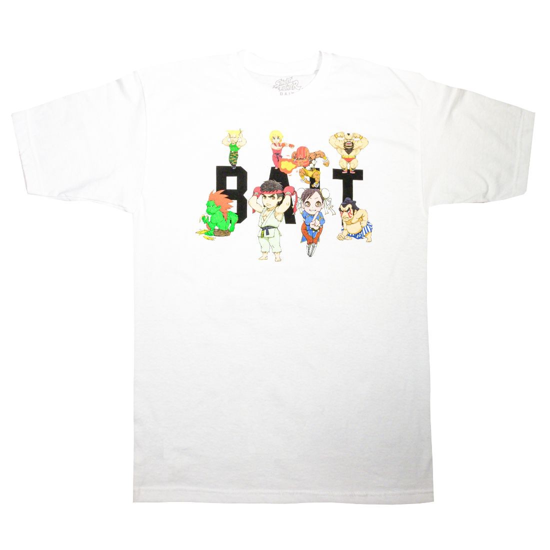 BAIT x Street Fighter Men Chibi Group Tee (white)