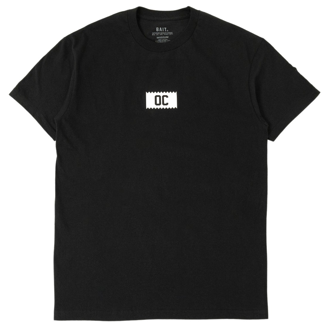 BAIT Orange Men Logo Tee (black)