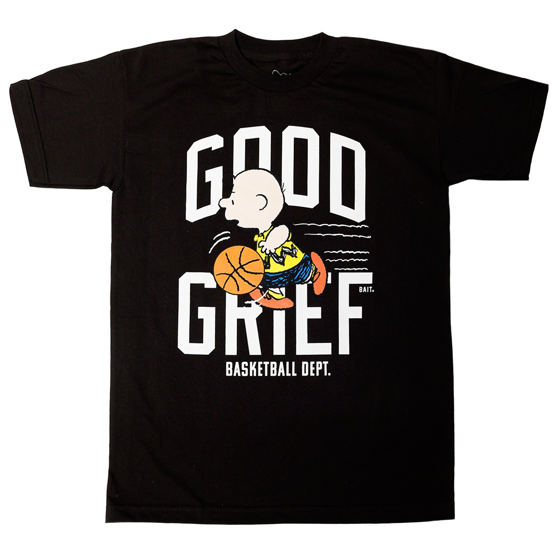 BAIT x Snoopy Men Good Grief Basketball Tee (black)