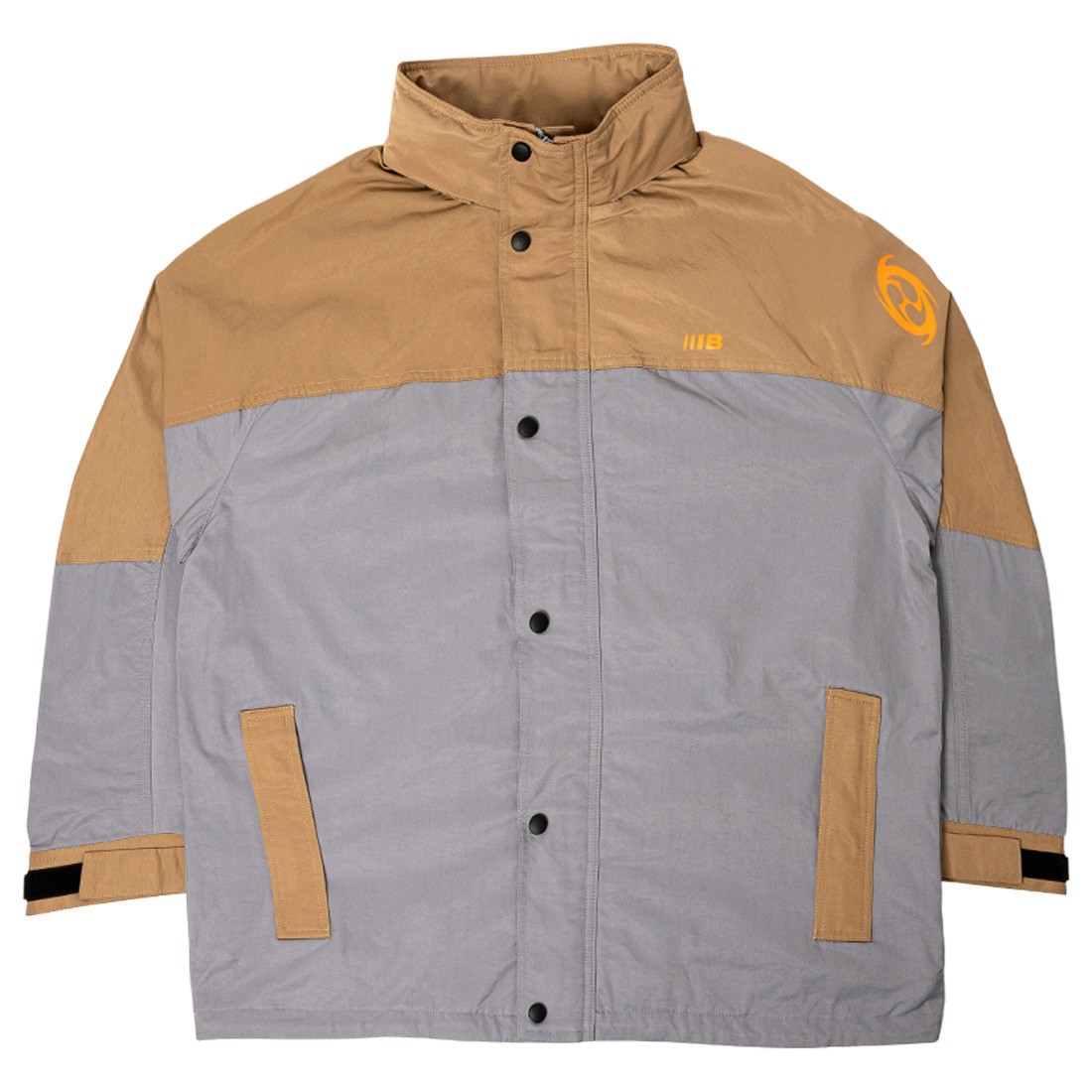 BAIT Men Rain Jacket (tan / orange)