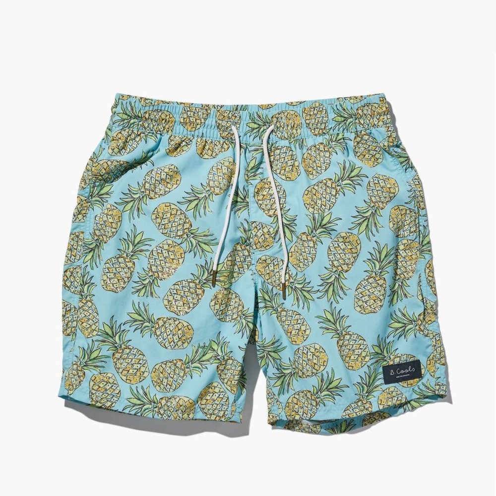 Barney Cools Men Amphibious Shorts (blue / green / pineapple)