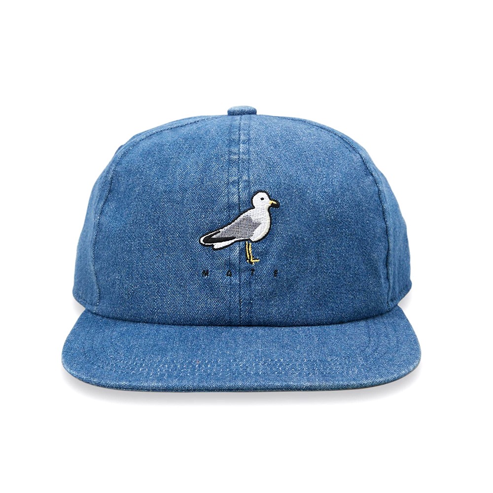 Barney Cools Mate Shallow Bird Cap (blue / denim)