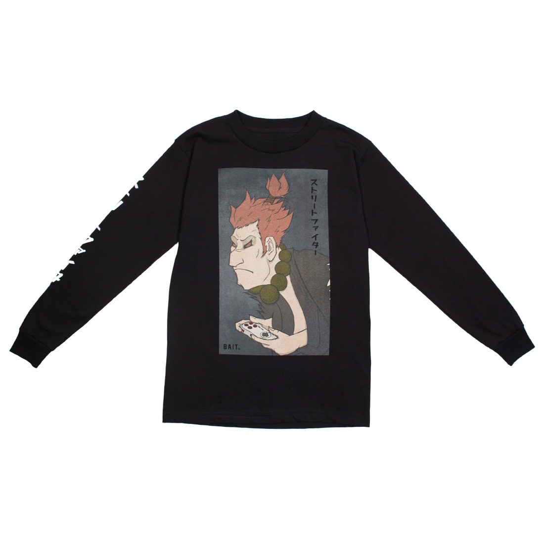 BAIT x Street Fighter x Kidokyo Men Akuma Long Sleeve Tee (black)