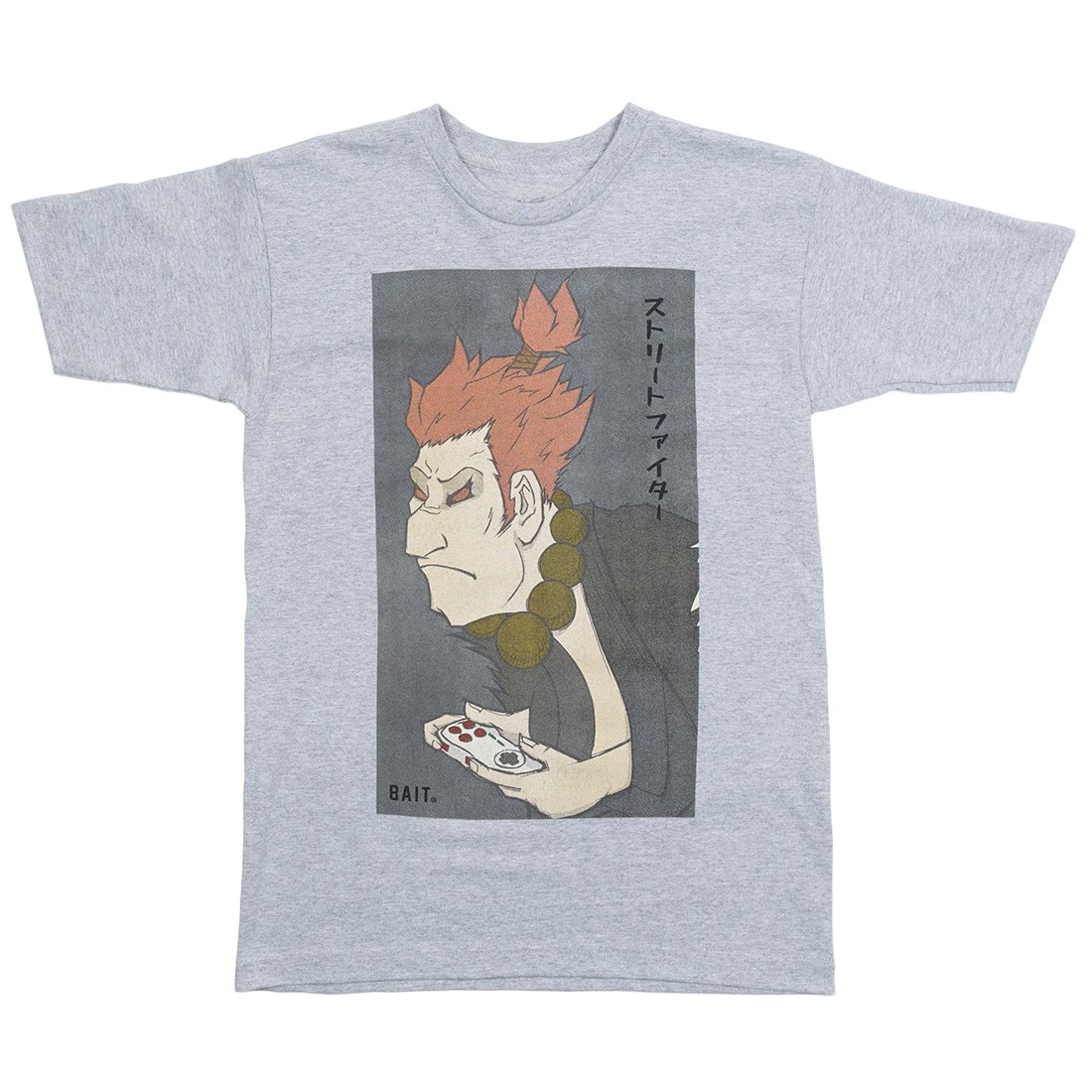 BAIT x Street Fighter x Kidokyo Men Akuma Tee (gray / dark ash)