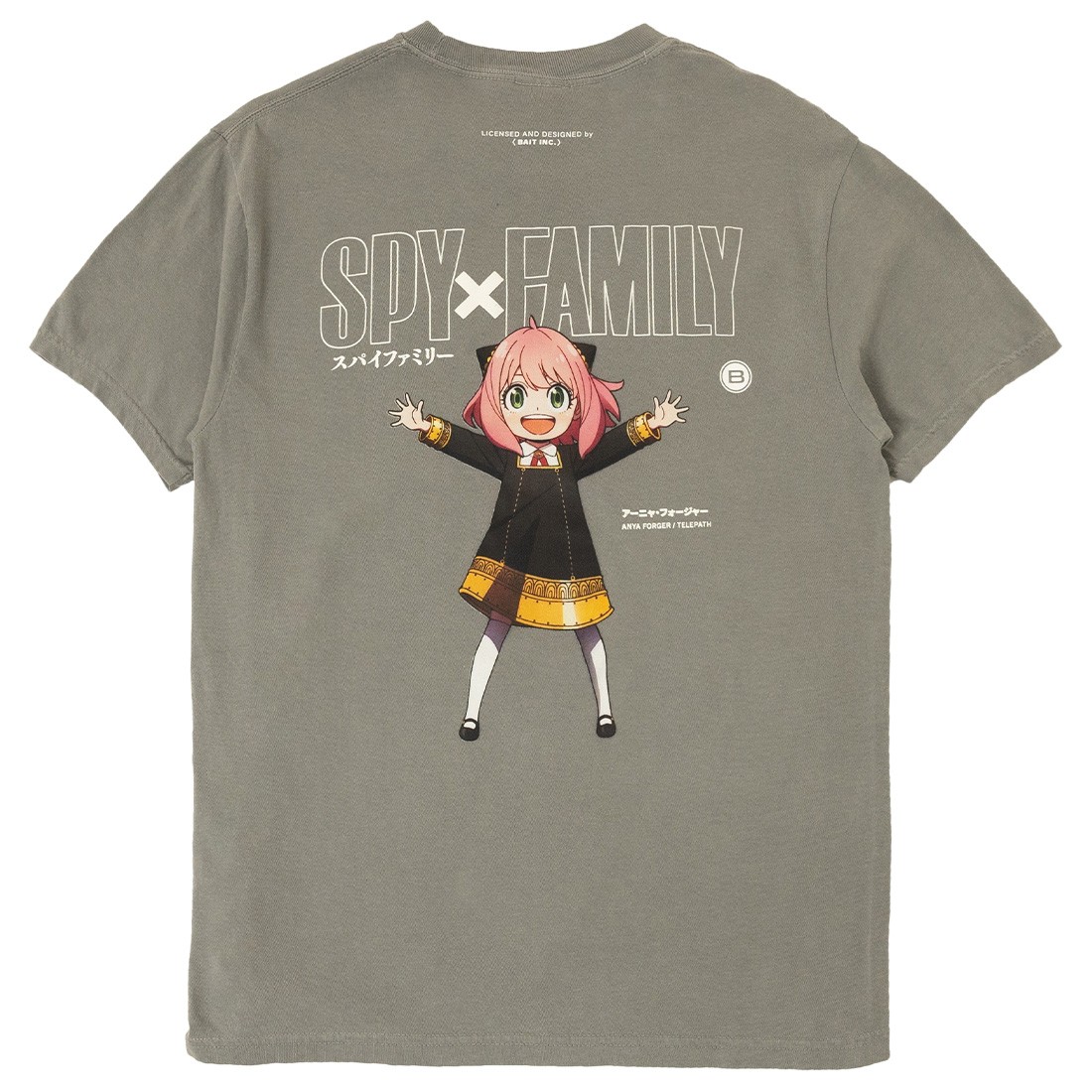 BAIT x Spy x Family Men Anya Forger Tee (gray)