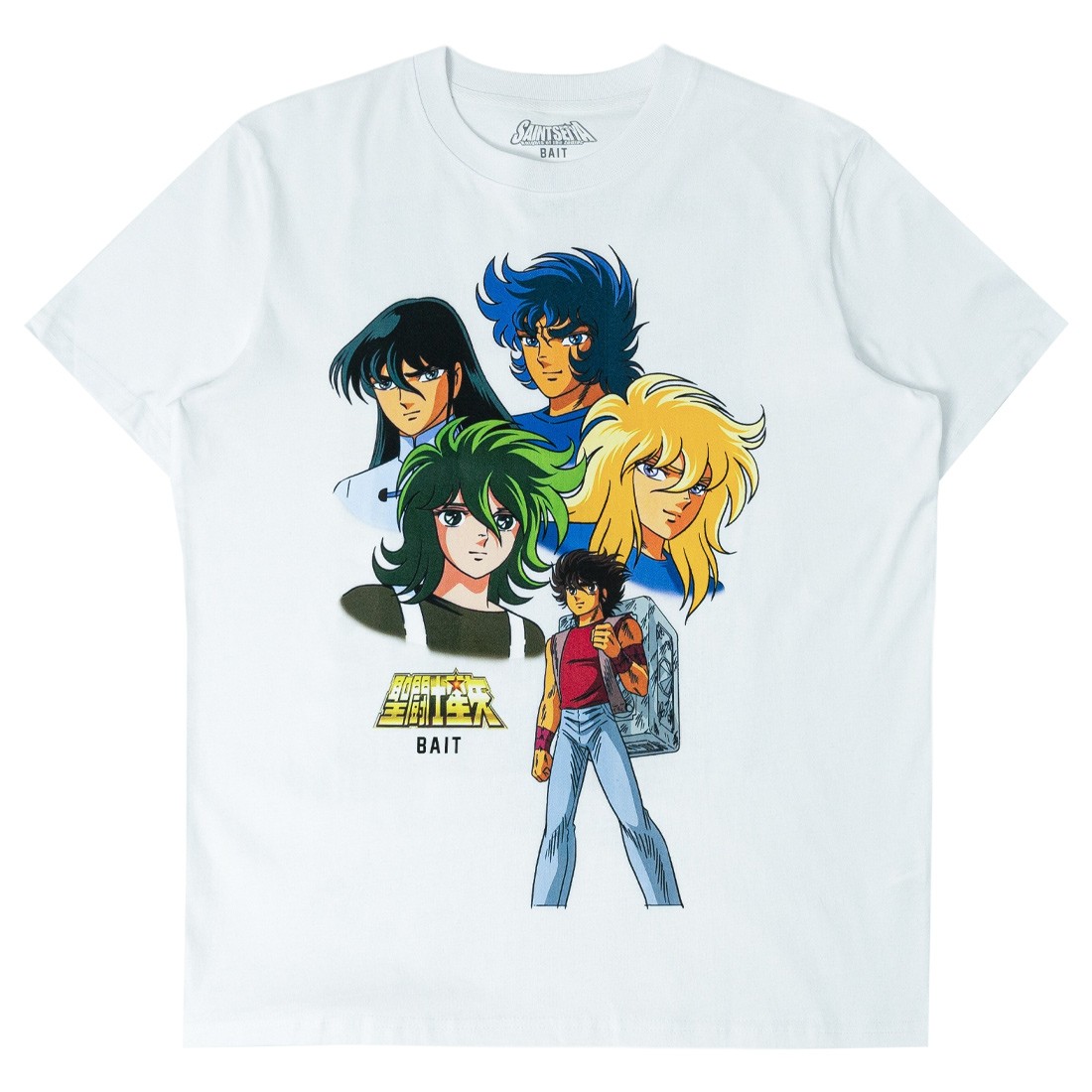 BAIT x Saint Seiya Men Bronze Group Tee (white)