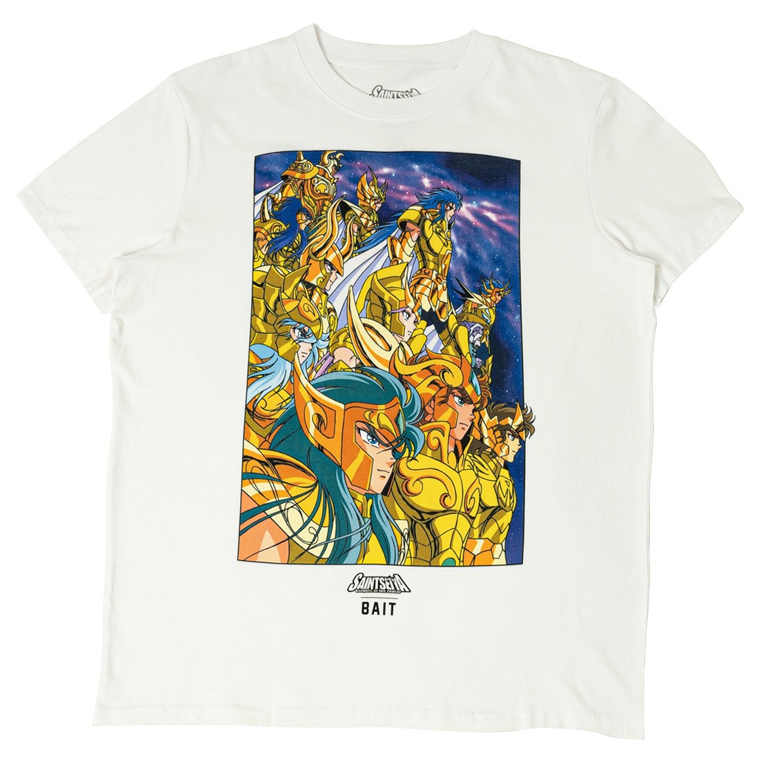 BAIT x Saint Seiya Men Group Tee (white)