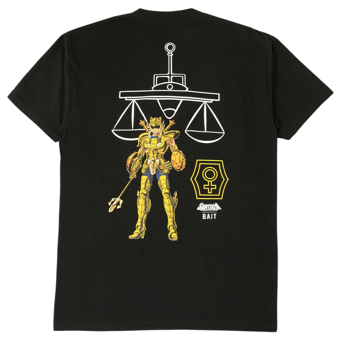 BAIT x Saint Seiya Men Libra Tee (black)