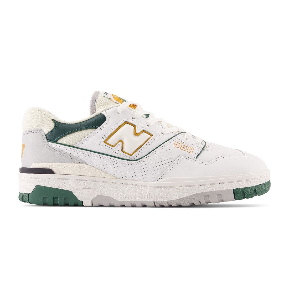 New Balance Men BB550 BB550PWC (white / nightwatch green / gray)