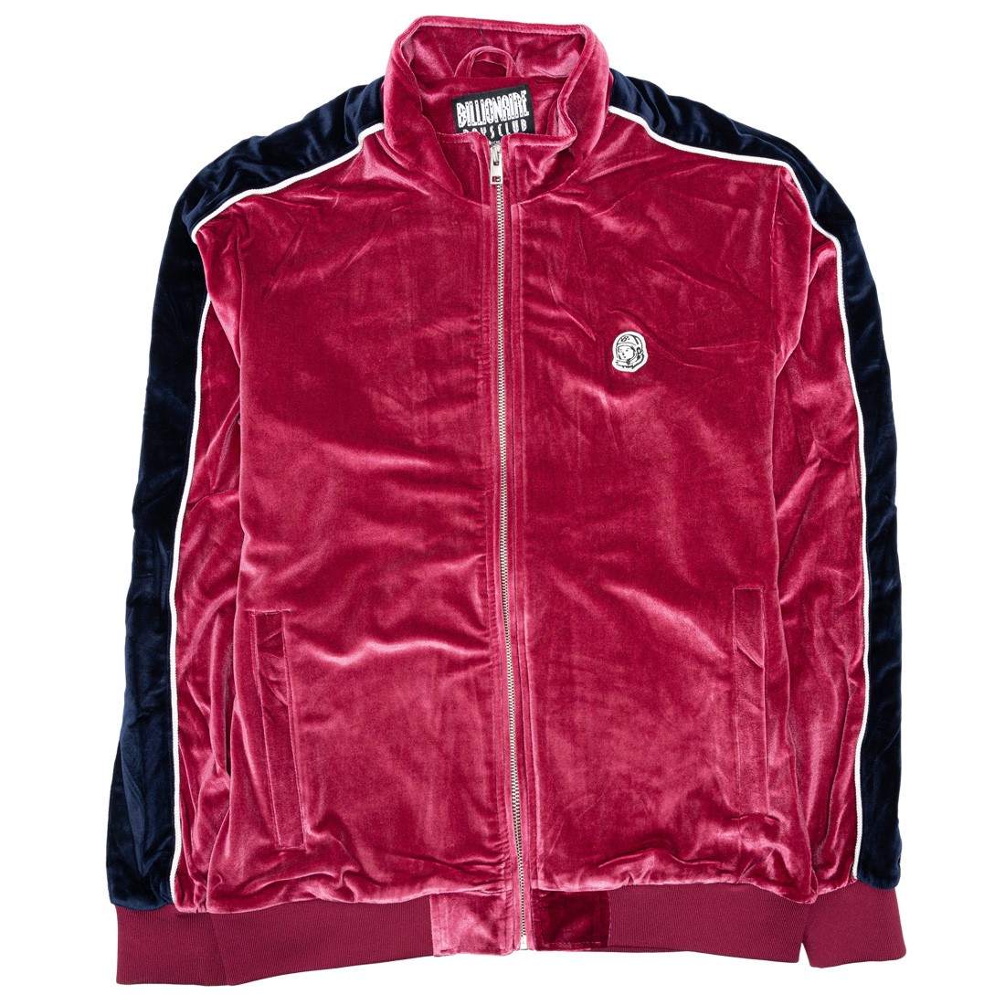 Billionaire Boys Club Men Flight Velour Jacket (burgundy)