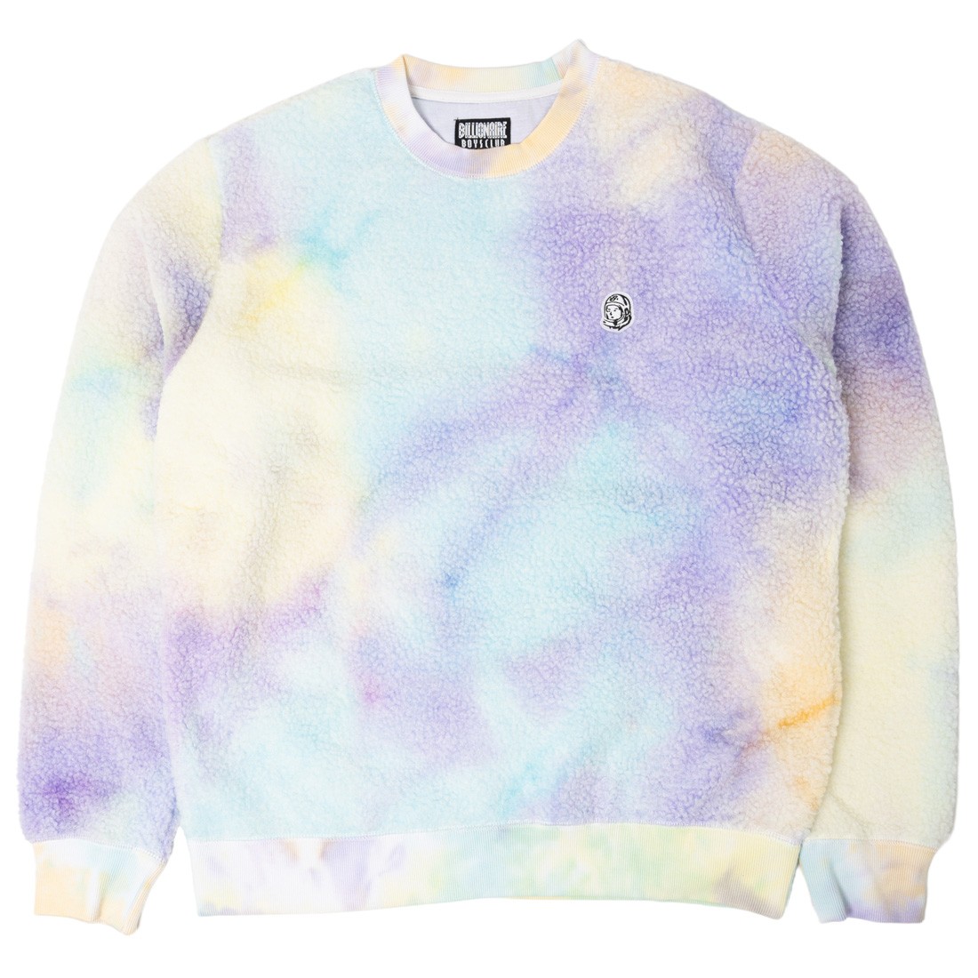 Billionaire Boys Club Men Astrology Crewneck Tie Dye Sweater (white / yellow)