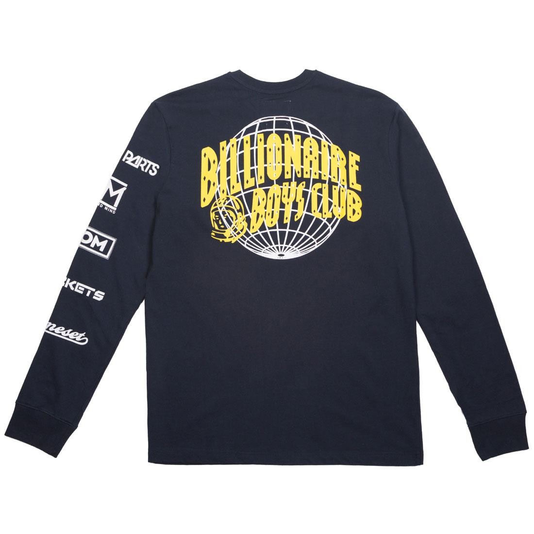 Billionaire Boys Club Men World Tour Long Sleeve Tee (navy)