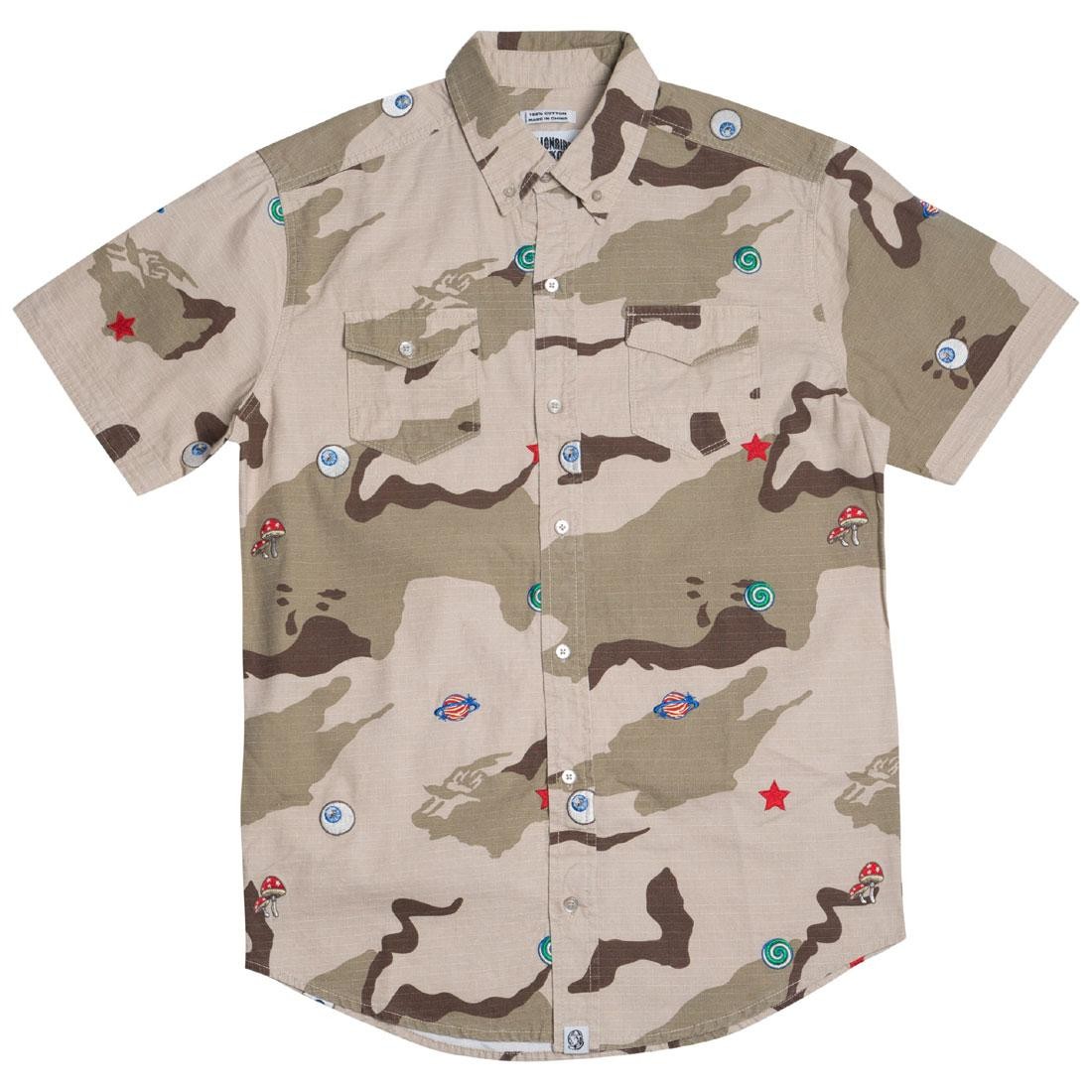 Billionaire Boys Club Men All Seeing Woven Shirt (camo / smoke)