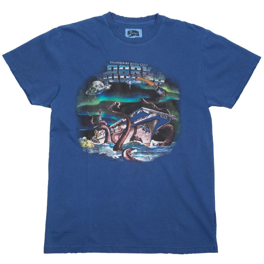 Billionaire Boys Club Men Dark Aurora Knit Tee (blue)
