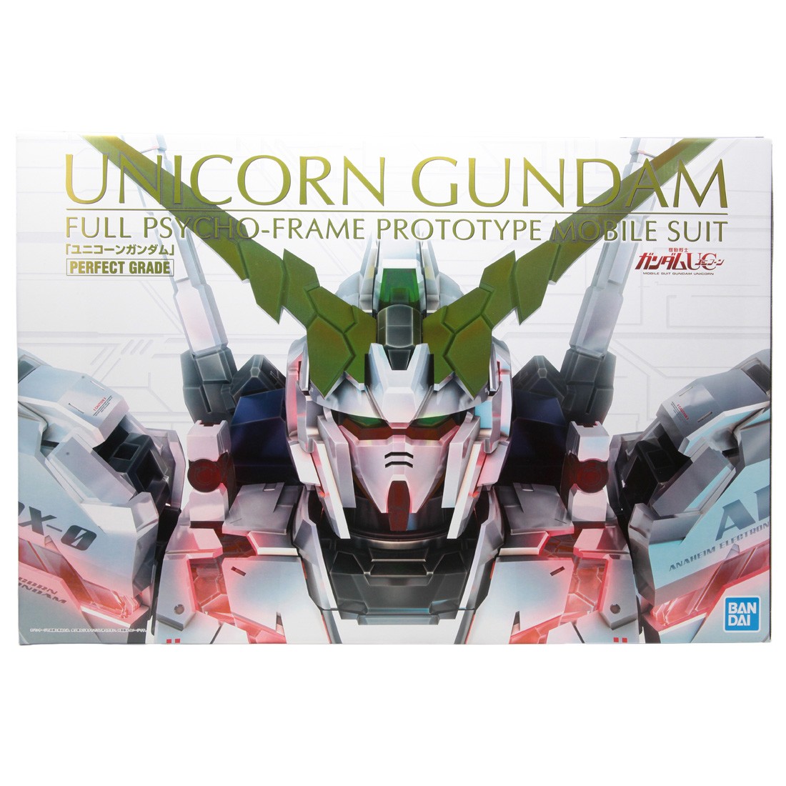 Bandai PG Gundam UC Unicorn Gundam Plastic Model Kit (white)