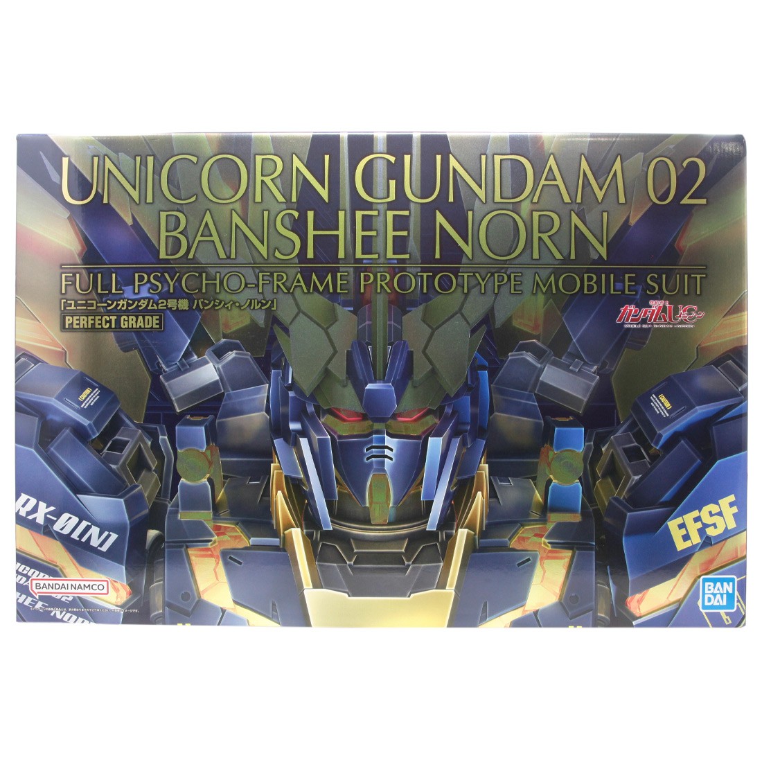 Bandai PG Gundam UC Unicorn Gundam 02 Banshee Norn Plastic Model Kit (black)
