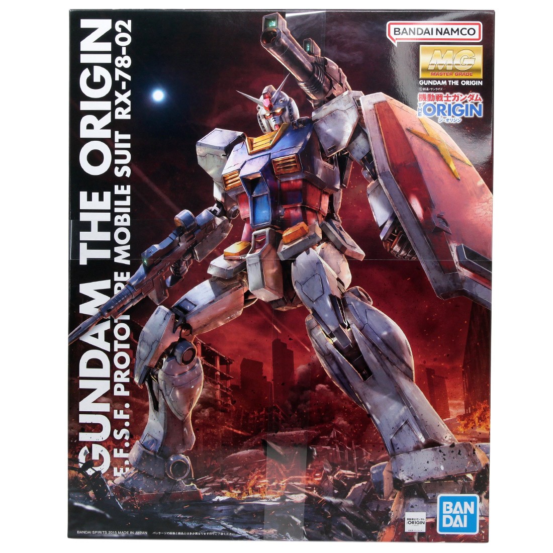 Bandai MG Gundam The Origin RX-78-02 Gundam Plastic Model Kit (white)