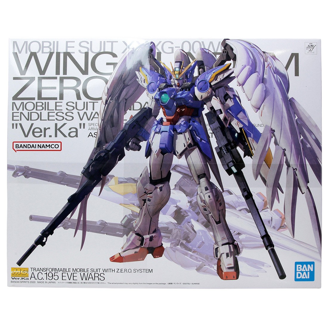 Bandai MG 1/100 Endless Waltz Wing Gundam Zero EW Ver. Ka Plastic Model Kit (white)