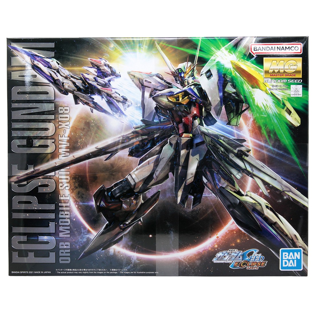 Bandai Hobby MG 1/100 Gundam Seed Eclipse Eclipse Gundam Plastic Model Kit (white)