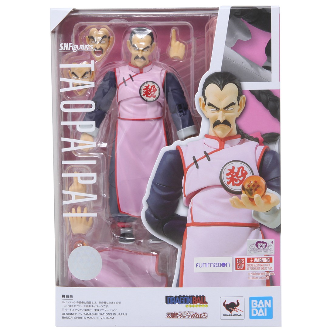 Bandai S.H.Figuarts Dragon Ball Tao Pai Pai Figure (pink)