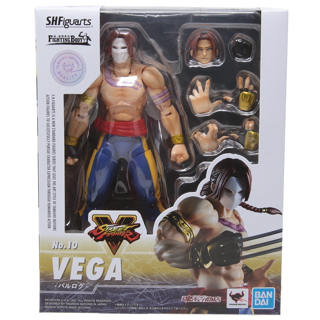 Bandai S.H.Figuarts Street Fighter Vega Figure (tan)