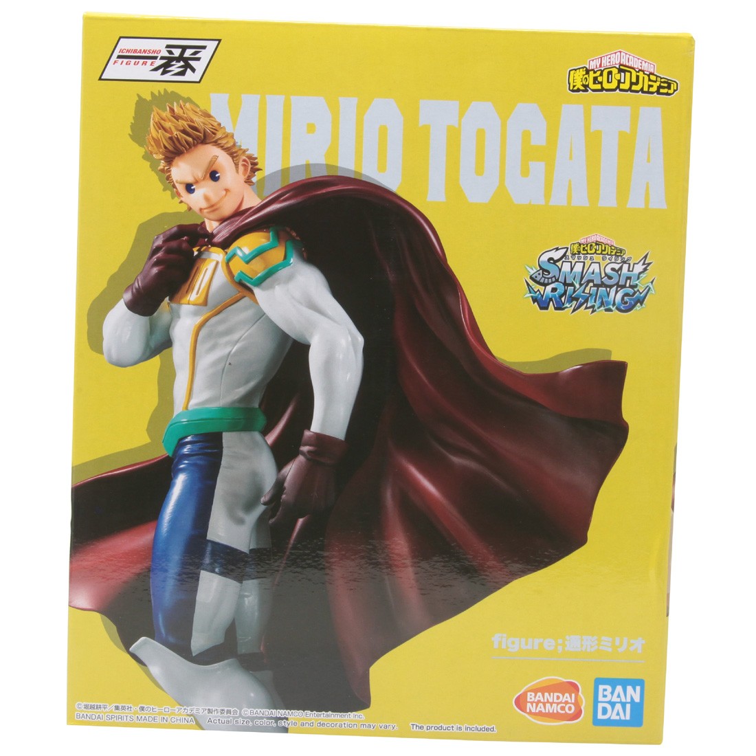 Bandai Ichiban Kuji My Hero Academia Next Generations! Feat. Smash Rising Mirio Togata Figure (white)