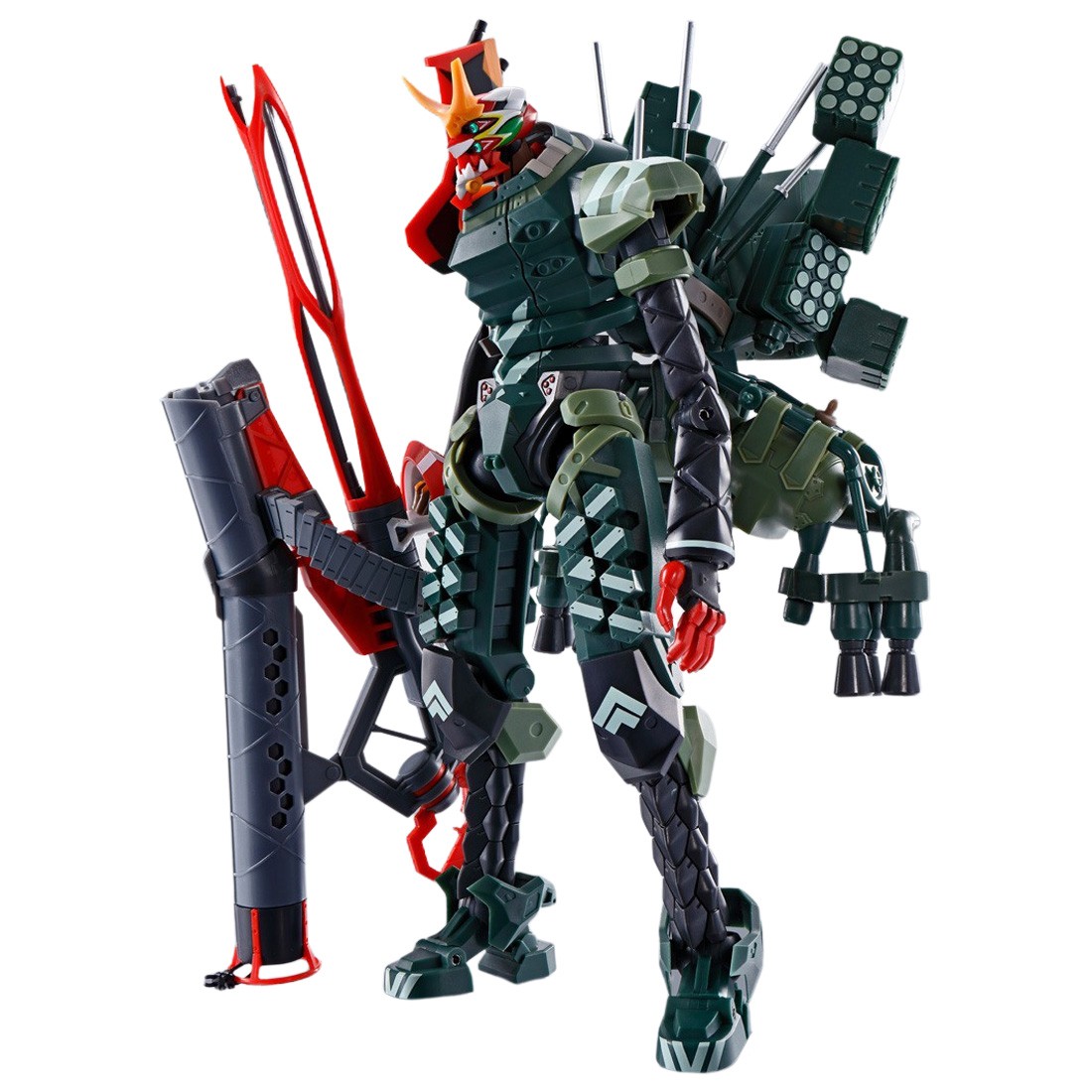 Bandai The Robot Spirits Evangelion 3.0+1.0 Thrice Upon A Time Side Eva New Eva-02 Alpha Figure (green)