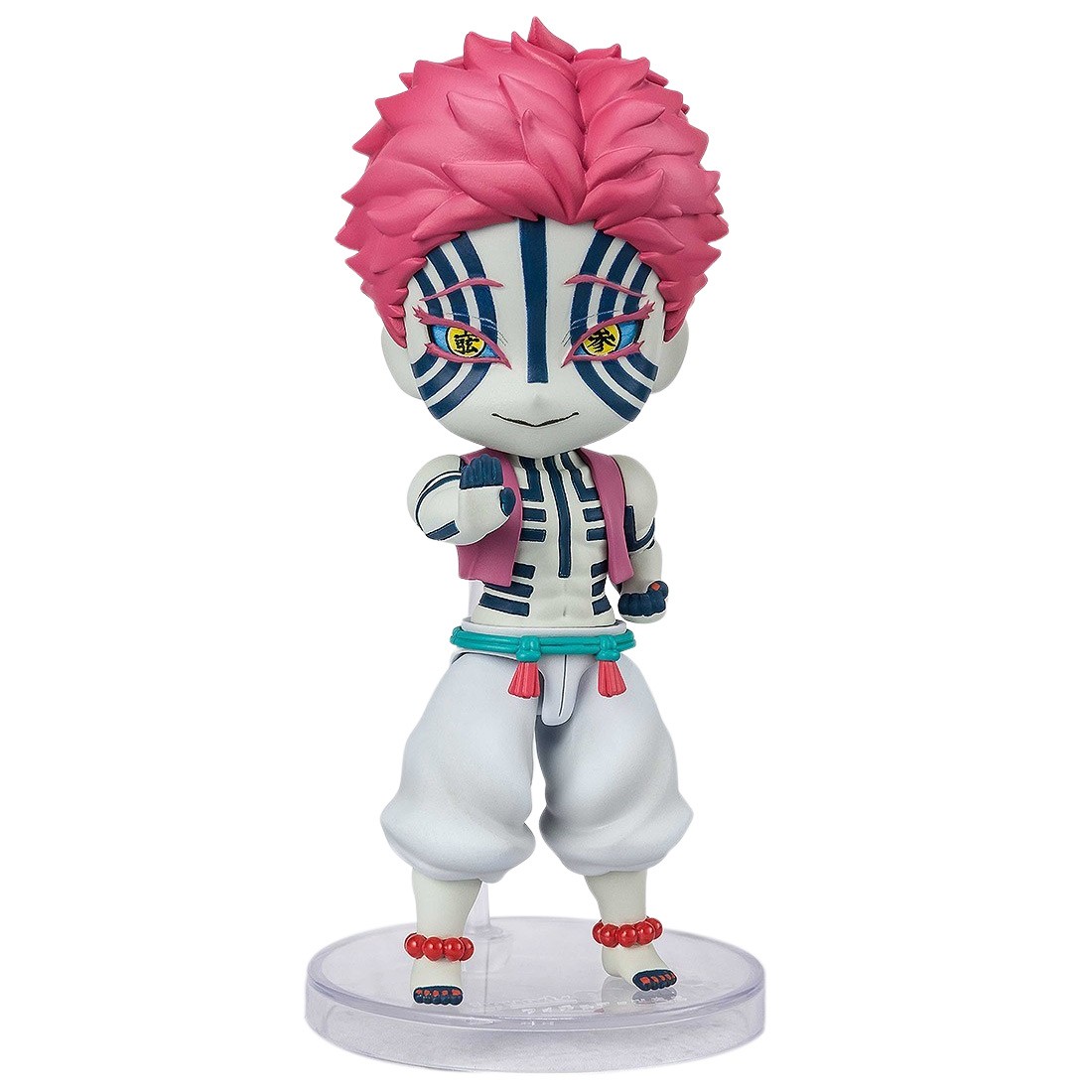 Bandai Figuarts Mini Demon Slayer Kimetsu no Yaiba Akaza Figure (pink)