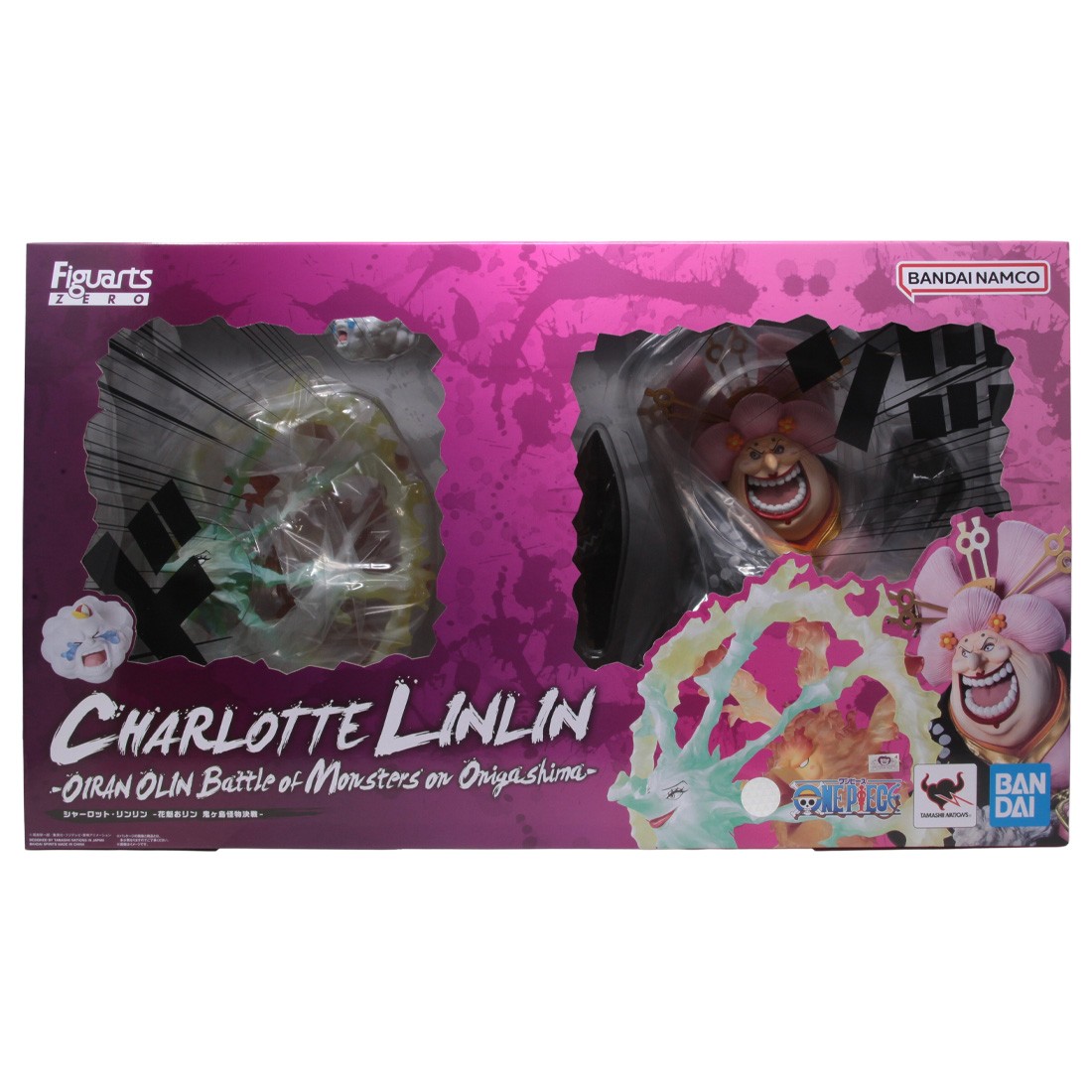 Bandai Figuarts Zero One Piece Extra Battle Charlotte Linlin Oiran Orin Battle Of Monsters On Onigashima Figure (pink)
