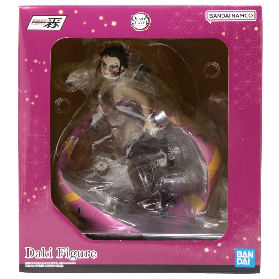 Bandai Ichibansho Demon Slayer Kimetsu no Yaiba The City Where Demons Dwell Daki Figure (pink)