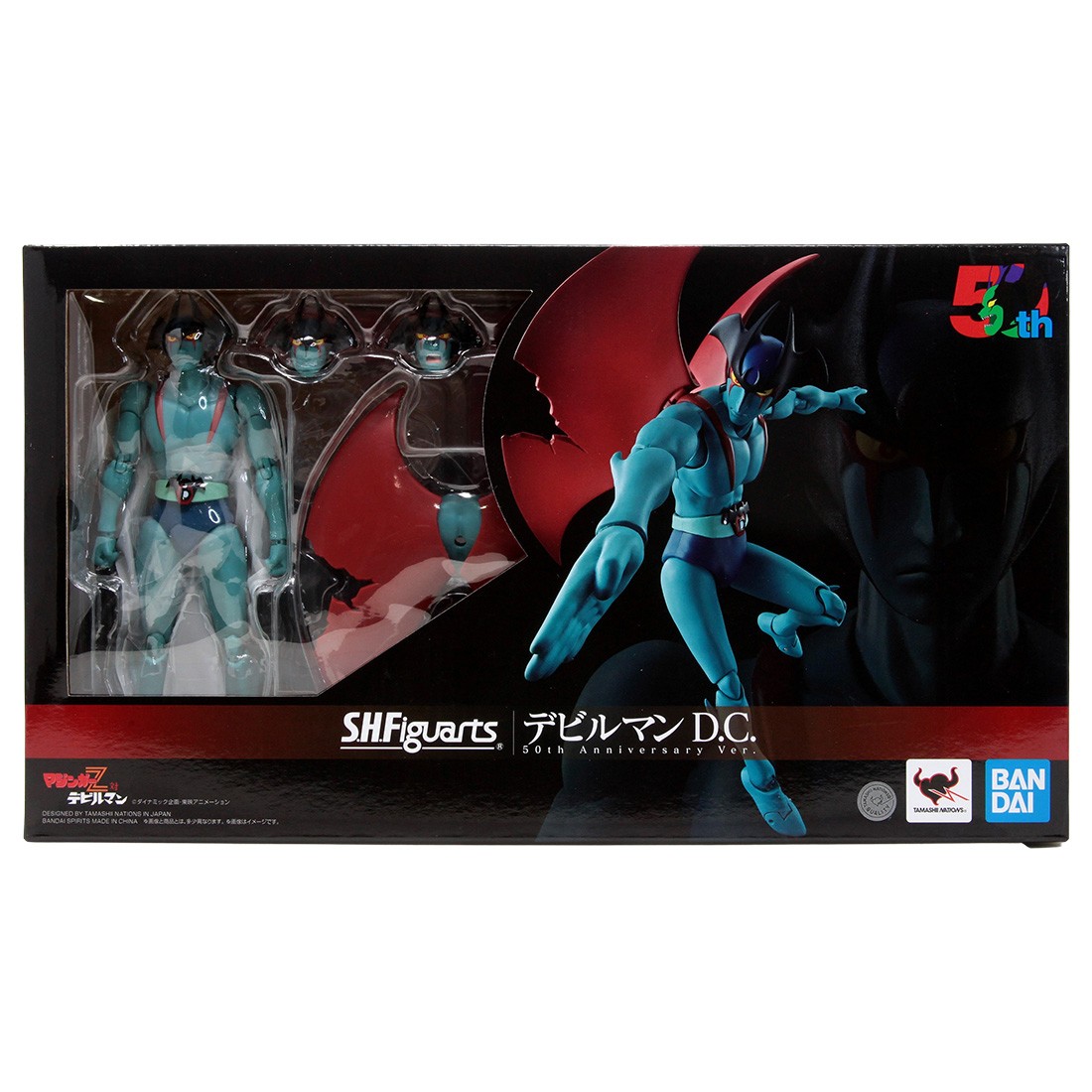 Bandai S.H.Figuarts Devilman D.C. 50th Anniversary Ver. Mazinger Z vs Devilman Figure (blue)