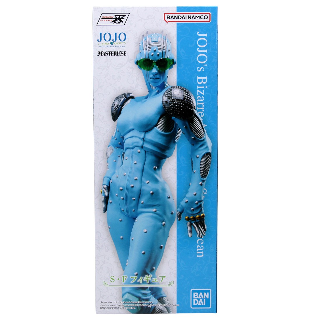Bandai Ichibansho Jojo's Bizarre Adventure Stone Ocean Stone Free Stand's Assemble Figure (blue)