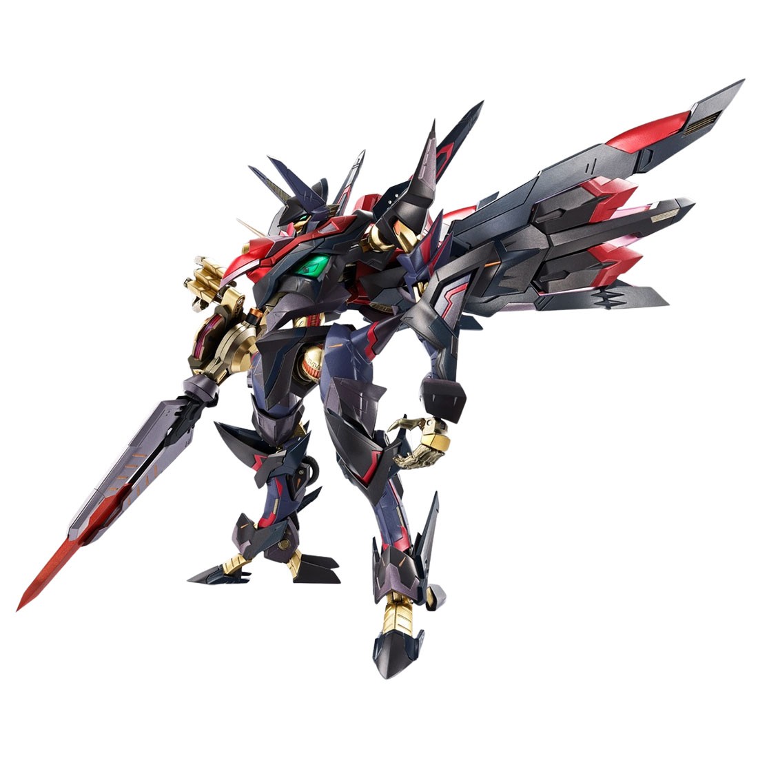 Bandai Metal Build Dragon Scale Code Geass Marishiten Pure Elements Guren Figure (gray)