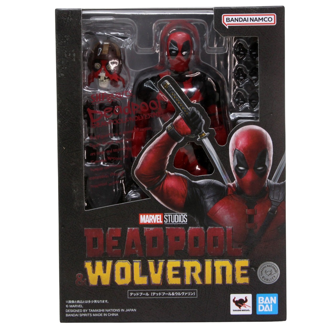 Bandai S.H.Figuarts Deadpool & Wolverine Deadpool Figure (red)
