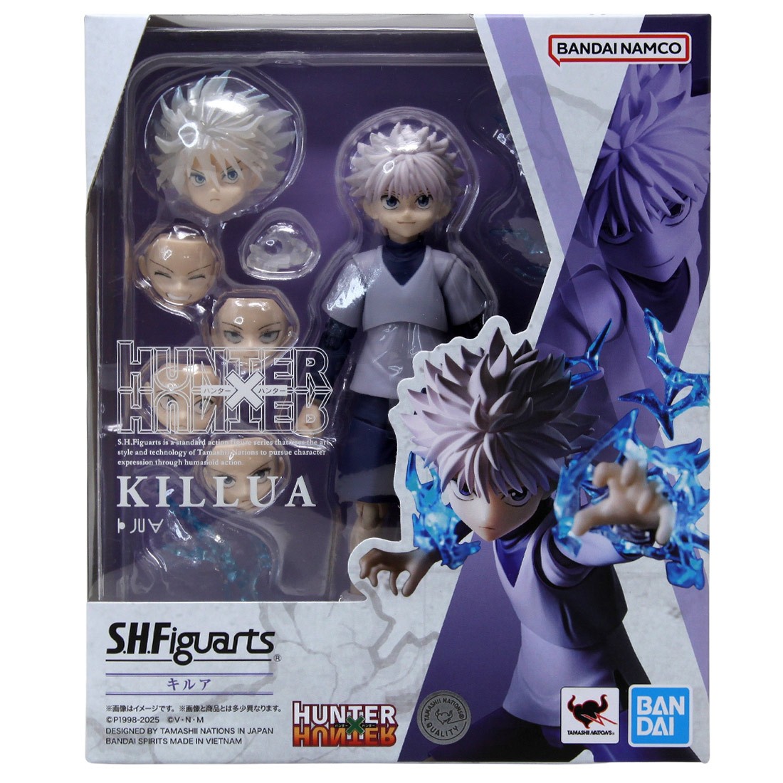 Bandai S.H.Figuarts Hunter x Hunter Killua Figure (navy)
