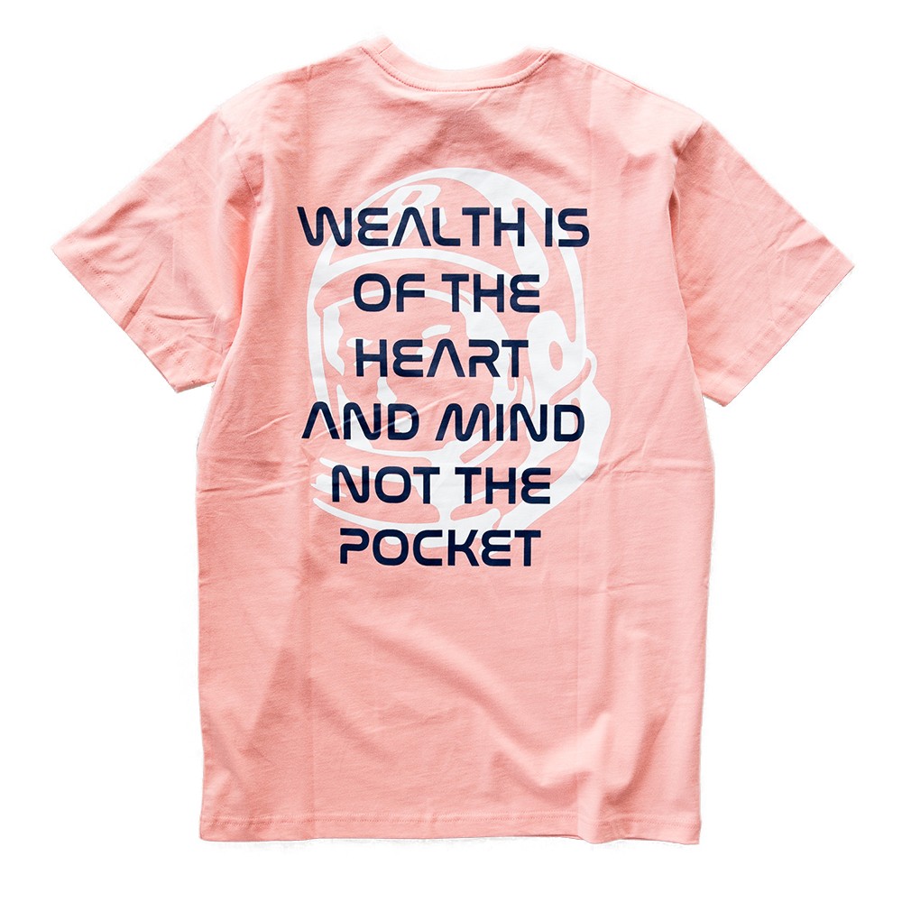 Billionaire Boys Club Men BB Wealth Tee (pink / coral almond)