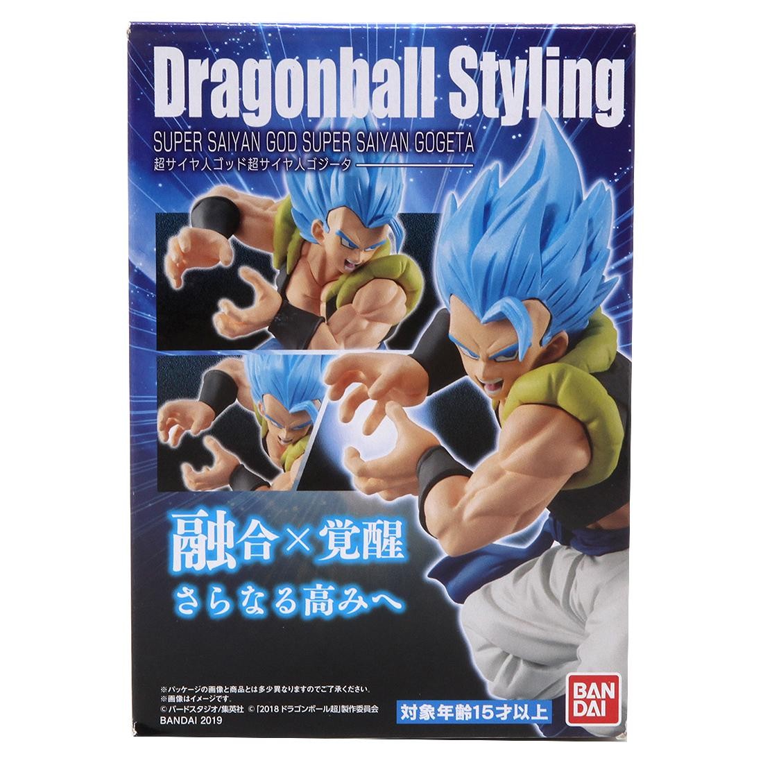 Bandai Styling Dragon Ball Vol. 6 Super Saiyan God Gogeta Figure (blue)