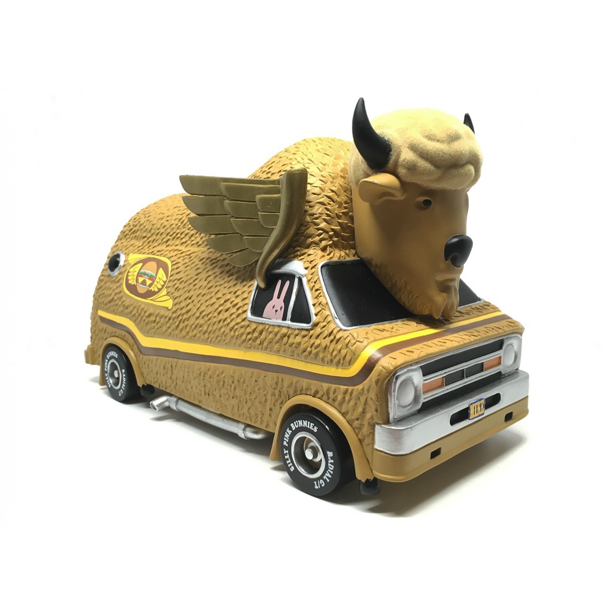 3D Retro Jeremy Fish's Bison Van Burger Edition 5.5 Inch (tan)