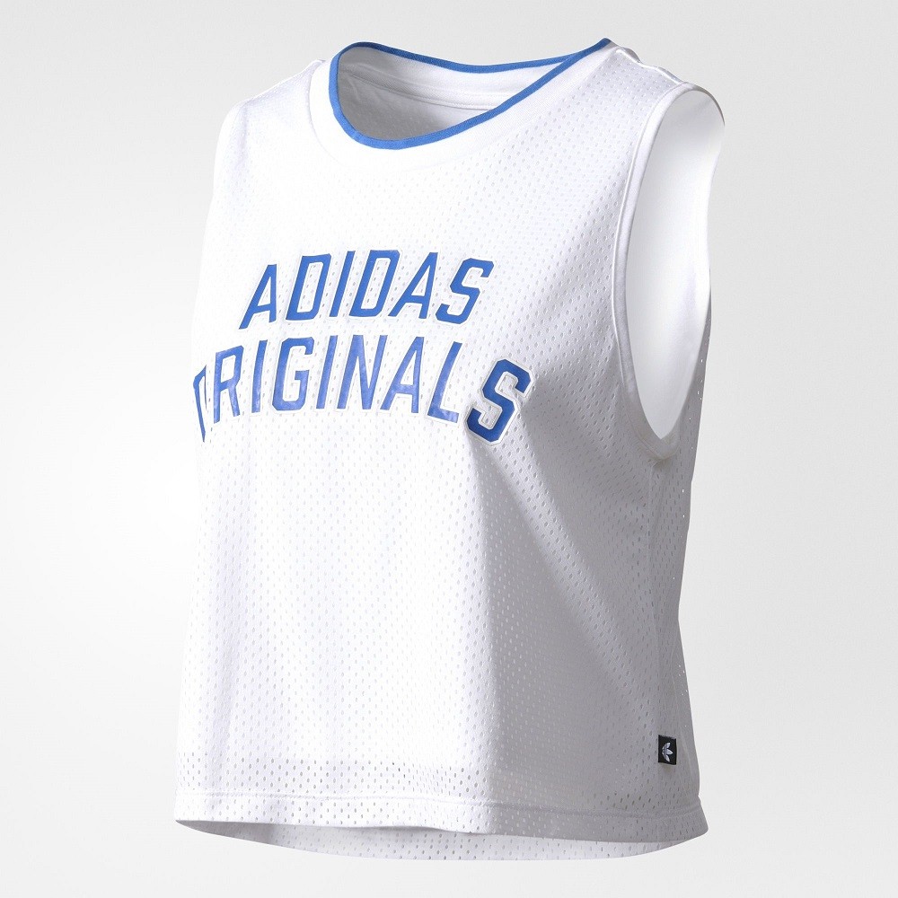 Adidas Women Adidas Original Tan Top T-Shirt (white)