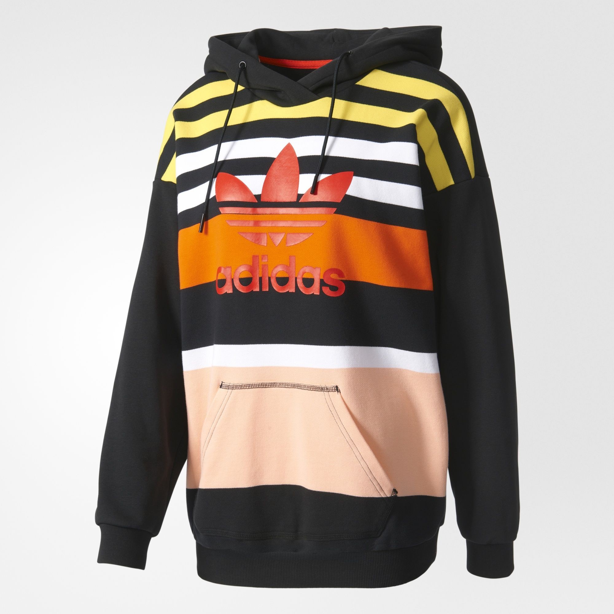 Adidas Women Trefoil Hoodie (black / multicolor)