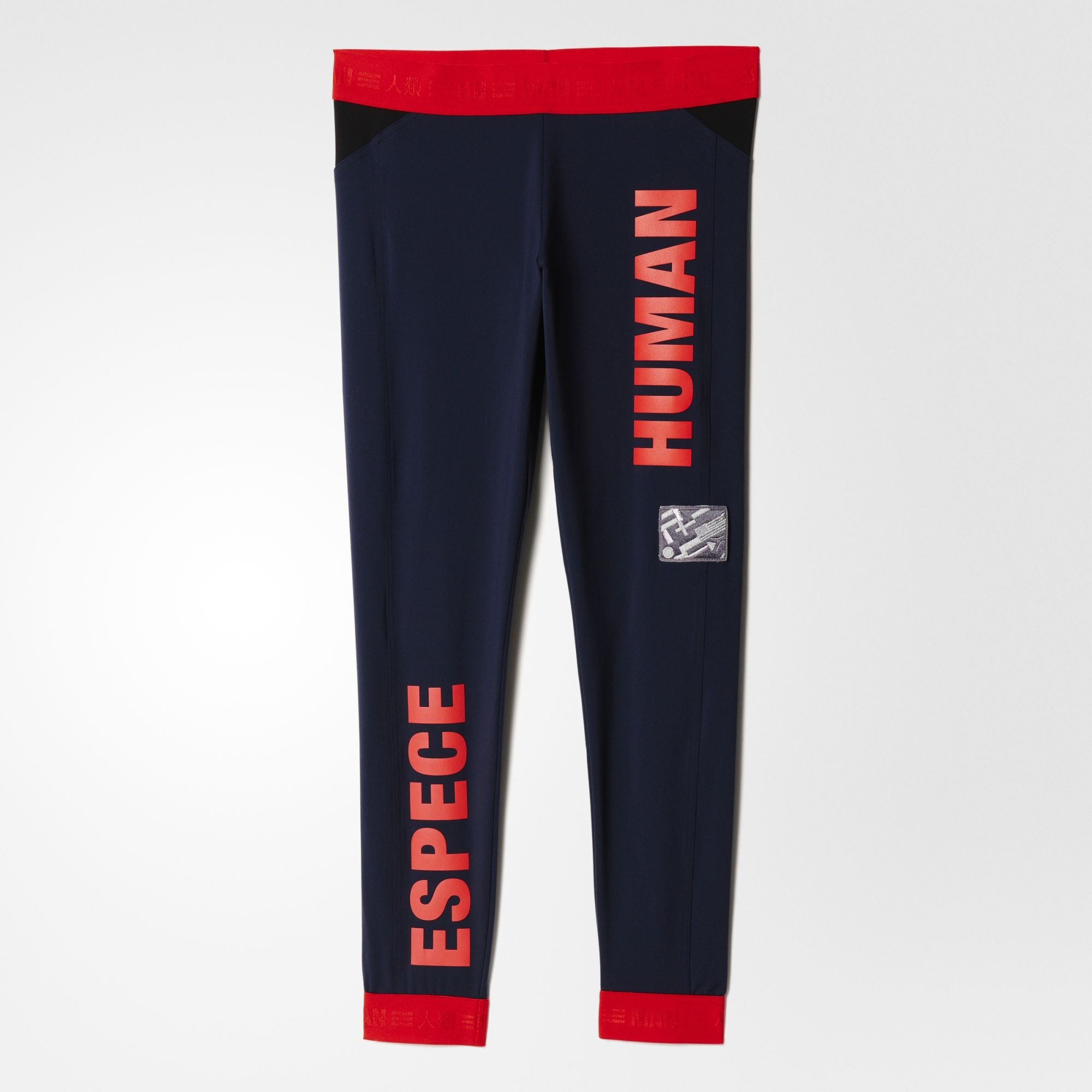 Adidas x Pharrell Williams Women Hu Race Leggings (navy / night marine / scarlet)