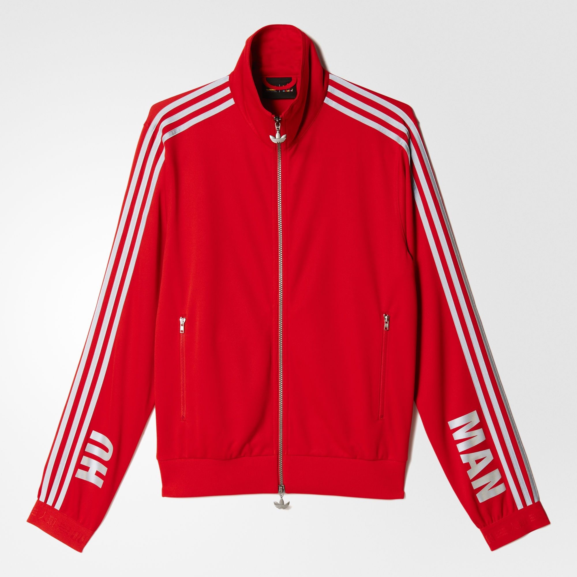 Adidas x Pharrell Williams Men Hu Race Track Jacket (red / scarlet)