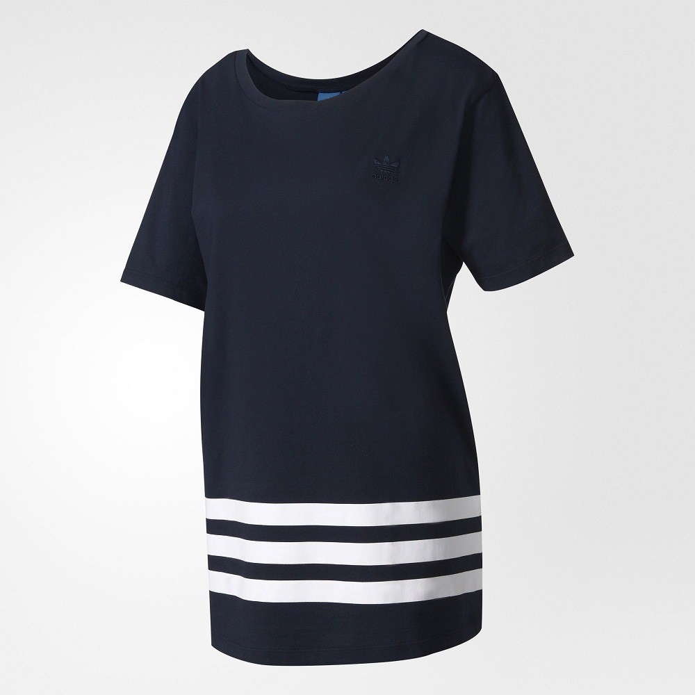 Adidas Women Three Stripes NMD T-Shirt (navy / legink / white)