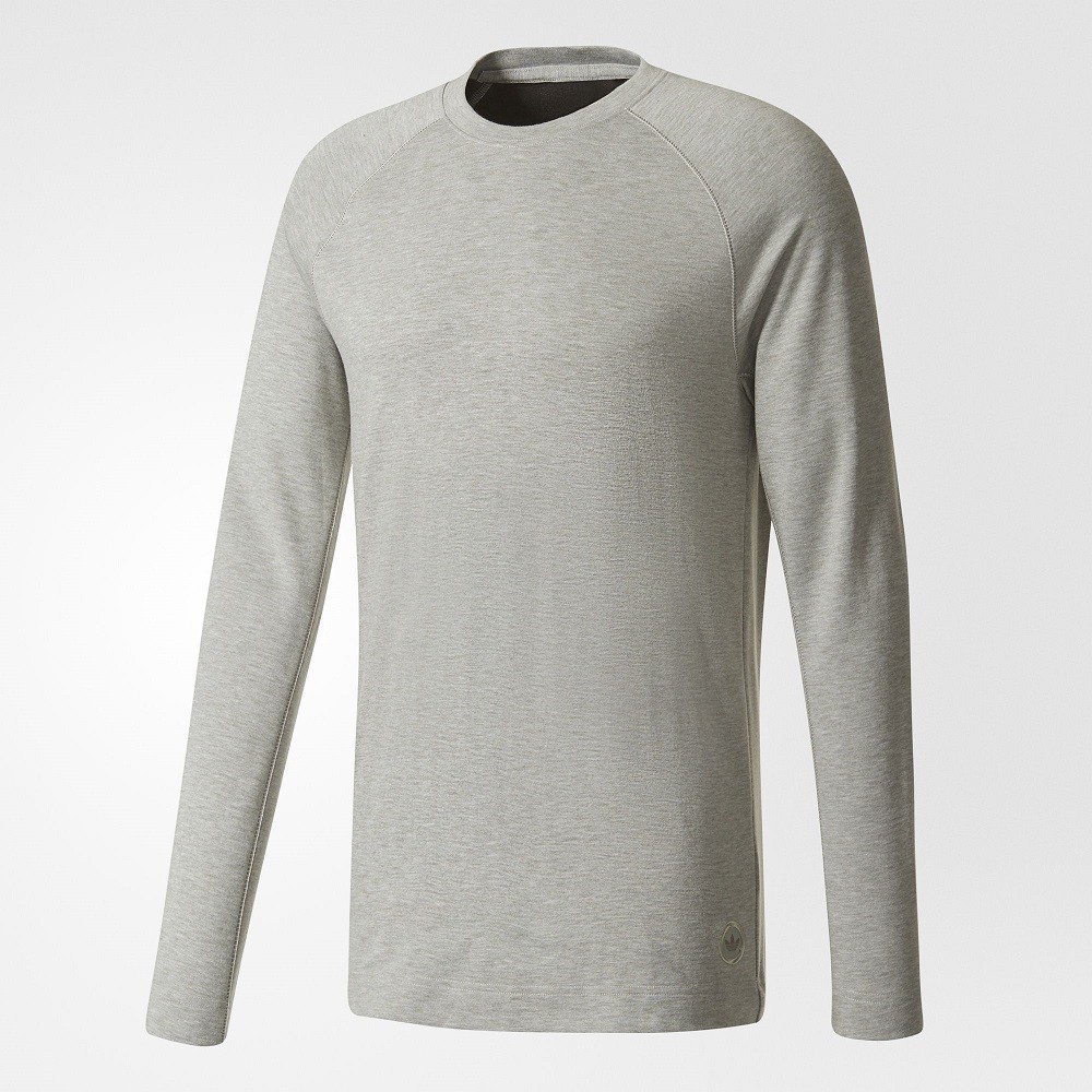 Adidas x Wings + Horns Men Long Sleeve Tee (tan / sesame)